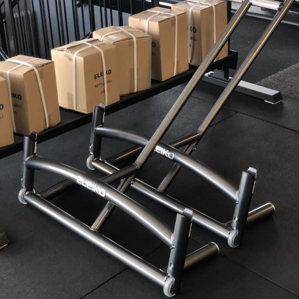 Instagram bild av Gladius Gym på nya vikter och redskap från Eleiko.